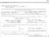 Gilbert O. Speckels and Ellen M. King marriage license