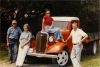 Koenig family and an old truck